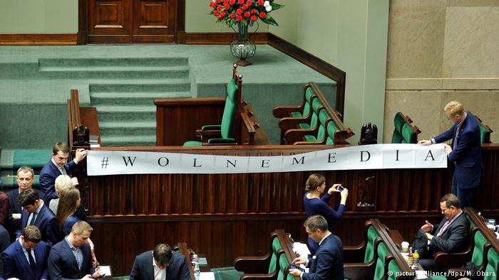 Акция оппозиции в польском Сейме