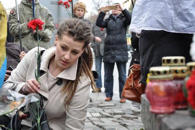 День Воли в Киеве: в столице Украины прошла акция солидарности с белорусскими политзаключенными 09