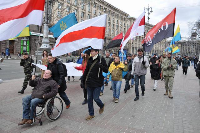 День Воли в Киеве: в столице Украины прошла акция солидарности с белорусскими политзаключенными 13