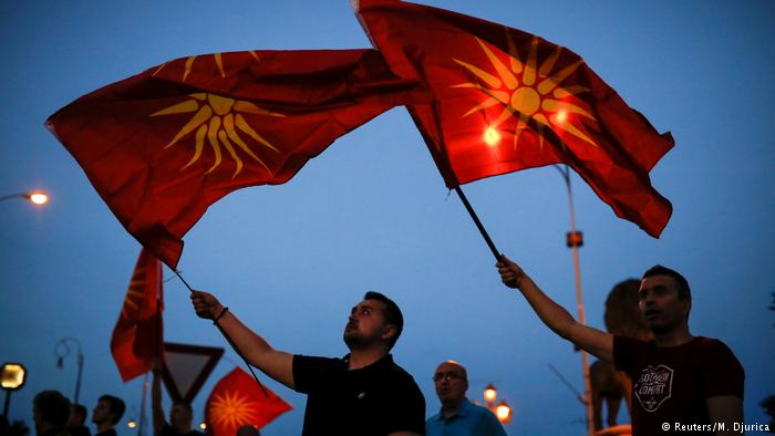 Akcija protiesta v Skopje